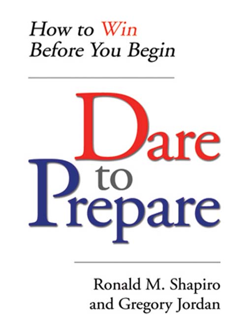 Title details for Dare to Prepare by Ronald M. Shapiro - Available